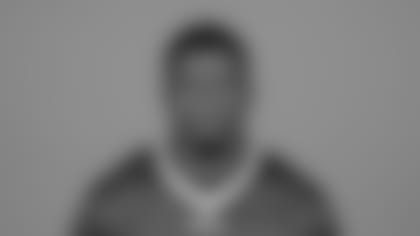 This is a 2024 photo of Quintin Morris of the Buffalo Bills NFL football team.  This image reflects the Bills active roster as of 10 June 2024 when this image was taken.  (AP Photo)
