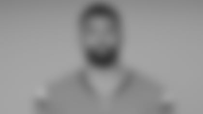 This is a 2024 photo of Justin Strnad of the Denver Broncos NFL football team.  This image reflects the Denver Broncos active roster as of June 10, 2024 when this image was taken.  (AP Photo)