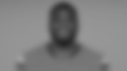 This is a 2024 photo of Ronnie Perkins of the Denver Broncos NFL football team.  This image reflects the Denver Broncos active roster as of June 10, 2024 when this image was taken.  (AP Photo)