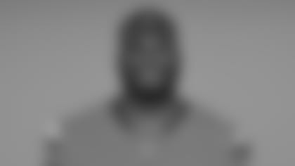 This is a 2024 photo of John Franklin-Meyers of the Denver Broncos NFL football team.  This image reflects the Denver Broncos active roster as of June 10, 2024 when this image was taken.  (AP Photo)