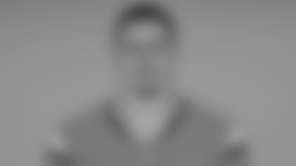 This is a 2024 photo of Cody Barton of the Denver Broncos NFL football team.  This image reflects the Denver Broncos active roster as of June 10, 2024 when this image was taken.  (AP Photo)