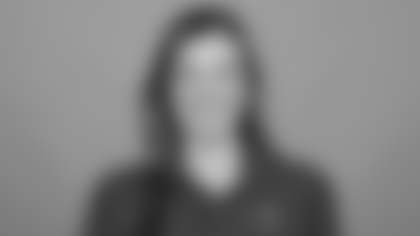 TAMPA, FL - July 23, 2025 - Senior Manager of Coaching Operations Sarah Evans of the Tampa Bay Buccaneers headshot taken at AdventHealth Training Center. Photo By Kyle Zedaker/Tampa Bay Buccaneers