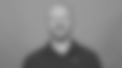 TAMPA, FL - February 16, 2026 - Pass Game Coordinator T.J. Yates of the Tampa Bay Buccaneers headshot taken at AdventHealth Training Center. Photo By Kyle Zedaker/Tampa Bay Buccaneers