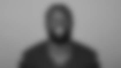 This is a 2025 photo of Owen Pappoe of the Arizona Cardinals NFL football team.  This image reflects the Arizona Cardinals active roster as of June 9, 2025 when this image was taken.  (AP Photo)