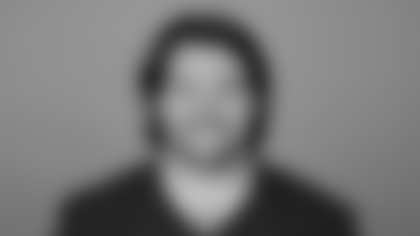 This is a 2025 photo of Evan Brown of the Arizona Cardinals NFL football team.  This image reflects the Arizona Cardinals active roster as of June 9, 2025 when this image was taken.  (AP Photo)