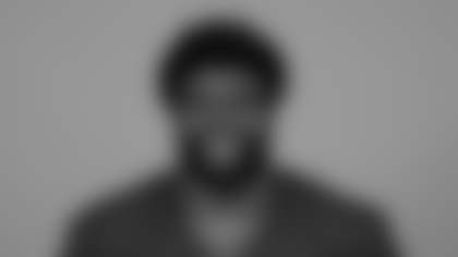 This is a 2025 photo of Jeremiah Byers of the Arizona Cardinals NFL football team.  This image reflects the Arizona Cardinals active roster as of May 8, 2025 when this image was taken.  (AP Photo)