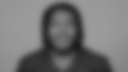 This is a 2025 photo of Jeremiah Byers of the Arizona Cardinals NFL football team.  This image reflects the Arizona Cardinals active roster as of May 8, 2025 when this image was taken.  (AP Photo)
