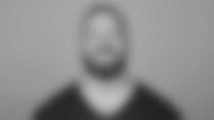 This is a 2025 photo of Hjalte Froholdt of the Arizona Cardinals NFL football team.  This image reflects the Arizona Cardinals active roster as of June 9, 2025 when this image was taken.  (AP Photo)