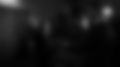 Campo Verde's Payton Davis is interviewed by Arizona Family's Mark McClune on the red carpet.