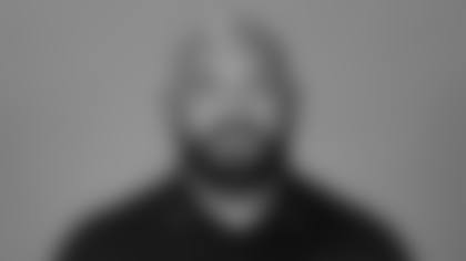 A headshot of assistant strength and conditioning coach Jason Benguche of the Arizona Cardinals in May 2024.