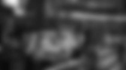 Fans and Big Red in field level seating during the Week 2 regular season game between the Arizona Cardinals and the Los Angeles Rams on Saturday, Sep 14, 2024 at State Farm Stadium.