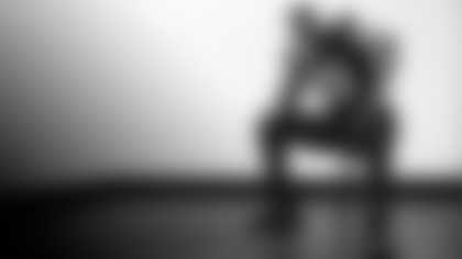 Arizona Cardinals defensive lineman Calais Campbell (93) during 2025 Media Day on Monday, June 9, 2025 in Tempe, AZ.