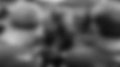 Brissett gives a pregame speech earlier this season.