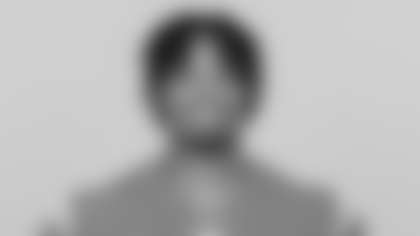This is a 2025 photo of Garmon Randolph of the Los Angeles Chargers NFL football team. This image reflects the Los Angeles Chargers active roster as of Thursday, May 8, 2025 when this image was taken. (AP Photo)