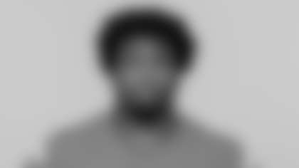 This is a 2025 photo of TeRah Edwards of the Los Angeles Chargers NFL football team. This image reflects the Los Angeles Chargers active roster as of Thursday, May 8, 2025 when this image was taken. (AP Photo)