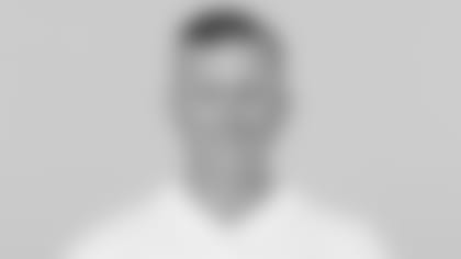 This is a 2025 photo of Andy Bischoff of the Los Angeles Chargers NFL football team. This image reflects the Los Angeles Chargers active roster as of Thursday, May 8, 2025 when this image was taken. (AP Photo)