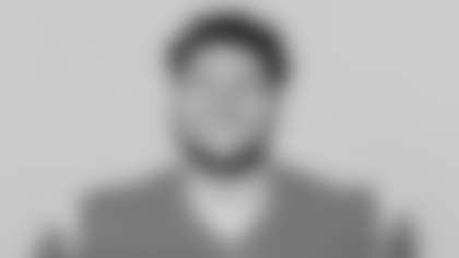 This is a 2025 photo of Branson Taylor of the Los Angeles Chargers NFL football team. This image reflects the Los Angeles Chargers active roster as of Thursday, May 8, 2025 when this image was taken. (AP Photo)
