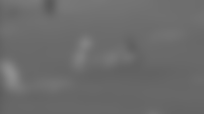 Kansas City Chiefs quarterback Patrick Mahomes locates wide receiver Rashee Rice for a 47-yard gain to midfield.