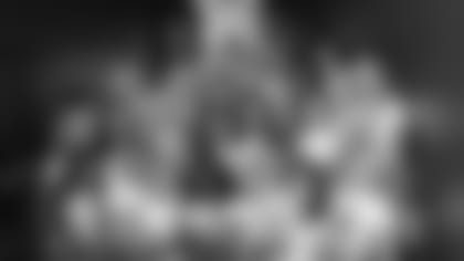 Krystal (first row, middle) with her Cheer squad