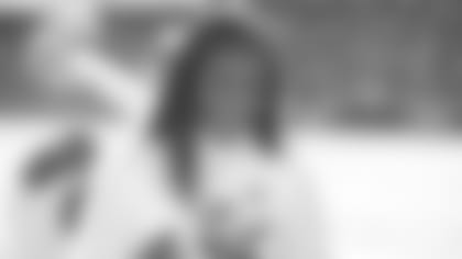 Krystal cheers during a Chiefs game