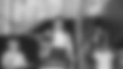 The Kansas City Chiefs celebrate Jim Thorpe Day with native youth on Sunday, April 13, 2025 at the Chiefs practice facility in Kansas City, MO.