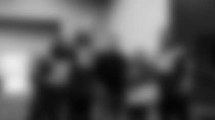 To honor the families of service members who lost their lives in the line of duty, the Indianapolis Colts, along with Flags of Valor, welcomed Indiana "Gold Star Families" to the Indiana Farm Bureau Football Center for a special visit. Families worked alongside the group to build wooden flags in memory of their fallen loved ones, with each family receiving a special surprise to commemorate the day.