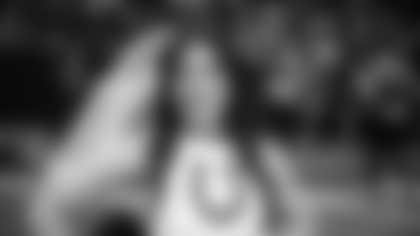 View the best photos of Indianapolis Colts Cheerleader Victoria F. from the 2025 season.