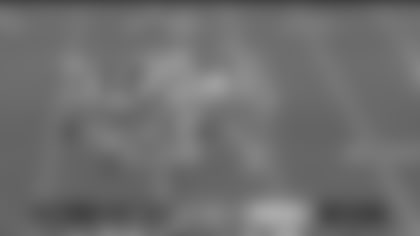 Jaylin Lane absorbs hit-stick tackle from Ashtyn Davis during 13-yard catch