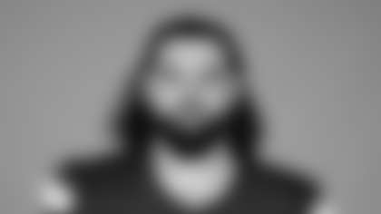 This is a 2025 photo of Sam Cosmi of the Washington Commanders NFL football team. This image reflects the Washington Commanders active roster as of Monday, June 9, 2025 when this image was taken. (AP Photo)