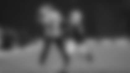 Atlanta Falcons wide receiver Drake London #5 catches a touchdown pass during the second quarter of the Week 10 Game against the Indianapolis Colts at Olympic Stadium in Berlin, Germany on Sunday, November 9, 2025. (Photo by Taylor McLaughlin/Atlanta Falcons)