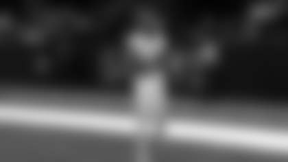 Xavier Watts intercepts the Tyler Shough pass vs. New Orleans Saints