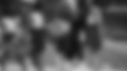 Junior cheerleaders before the Week 16 Game against the New York Giants at Mercedes-Benz Stadium in Atlanta, Georgia on Sunday, December 22, 2024. (Photo by Kevin Liles/Atlanta Falcons)