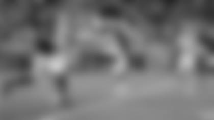 Atlanta Falcons tight end Kyle Pitts Sr. #8 scores a touchdown during the Week 15 Game against the Tampa Bay Buccaneers at Raymond James Stadium in Tampa, Florida on Thursday, December 11, 2025. (Photo by Taylor McLaughlin/Atlanta Falcons)