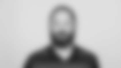 This is a 2019 photo of Steve Scarnecchia of the Atlanta Falcons NFL football team. This image reflects the active roster as of Monday, June 10, 2019 when this image was taken. (AP Photo)