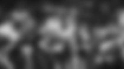 Atlanta Falcons linebacker Kaden Elliss #55 defends during the second quarter of the Week 10 Game against the Indianapolis Colts at Olympic Stadium in Berlin, Germany on Sunday, November 9, 2025. (Photo by Taylor McLaughlin/Atlanta Falcons)