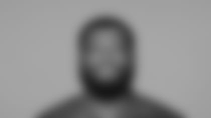 This is a 2024 photo of Marcus McKethan of the New York Giants NFL football team. This image reflects the New York Giants active roster as of 06/10/2024 when this image was taken. (Evan Pinkus/New York Giants)