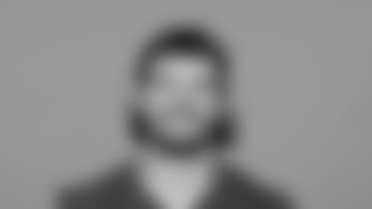 This is a 2024 photo of Jack Stoll of the New York Giants NFL football team. This image reflects the New York Giants active roster as of 06/10/2024 when this image was taken. (Evan Pinkus/New York Giants)