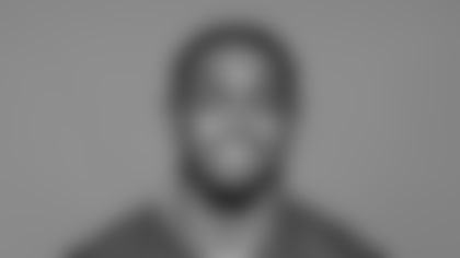 This is a 2025 photo of Korie Black of the New York Giants NFL football team. This image reflects the New York Giants active roster as of May,08, 2025 when this image was taken. (AP Photo)