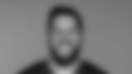 This is a 2025 photo of Greg Van Roten of the New York Giants NFL football team. This image reflects the New York Giants active roster as of June 16, 2025 when this image was taken. (AP Photo)