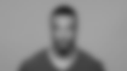 This is a 2024 photo of Lawrence Cager of the New York Giants NFL football team. This image reflects the New York Giants active roster as of 06/10/2024 when this image was taken. (Evan Pinkus/New York Giants)