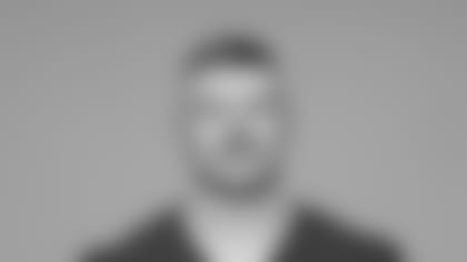 This is a 2024 photo of Jude McAtamney of the New York Giants NFL football team. This image reflects the  active roster as of May 9 2024, when this image was taken.
(Evan Pinkus/New York Giants)