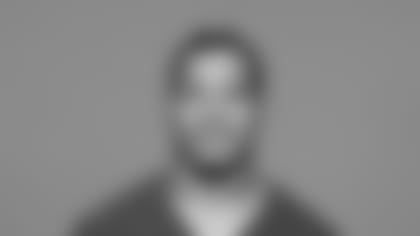 This is a 2024 photo of Dane Belton of the New York Giants NFL football team. This image reflects the New York Giants active roster as of 06/10/2024 when this image was taken. (Evan Pinkus/New York Giants)