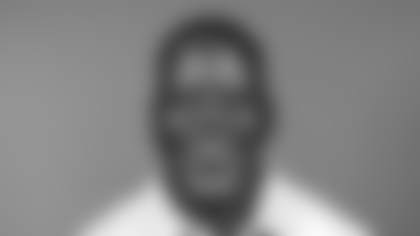 This is a 2025 photo of coach John Egorugwu of the New York Giants NFL football team. This image reflects the New York Giants active roster as of June 17, 2025 when this image was taken. 
Evan Pinkus / New York Giants