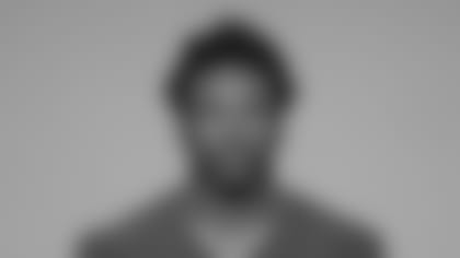 This is a 2024 photo of Ayir Asante of the New York Giants NFL football team. This image reflects the  active roster as of May 9 2024, when this image was taken.
(Evan Pinkus/New York Giants)