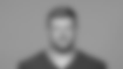 This is a 2024 photo of Casey Kreiter of the New York Giants NFL football team. This image reflects the New York Giants active roster as of 06/10/2024 when this image was taken. (Evan Pinkus/New York Giants)