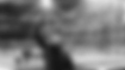 Baltimore Ravens head coach John Harbaugh celebrates as he leaves the field after an NFL game against the Los Angeles Chargers, Sunday, Nov. 26, 2023, in Inglewood, Calif. The Ravens defeated the Chargers 20-10. (Kevin Terrell via AP)