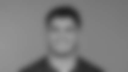 This is a 2025 photo of Micah McFadden of the New York Giants NFL football team. This image reflects the New York Giants active roster as of June 16, 2025 when this image was taken. (AP Photo)