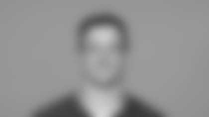 This is a 2024 photo of Matt Nelson of the New York Giants NFL football team. This image reflects the New York Giants active roster as of 06/10/2024 when this image was taken. (Evan Pinkus/New York Giants)