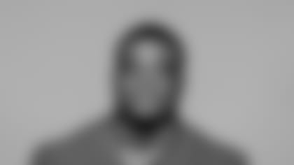 This is a 2024 photo of Matthew Adams of the New York Giants NFL football team. This image reflects the New York Giants active roster as of 06/10/2024 when this image was taken. (Evan Pinkus/New York Giants)