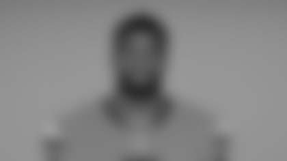 This is a 2024 photo of Jonas Griffith of the Denver Broncos NFL football team. This image reflects the Denver Broncos active roster as of Monday, June 10, 2024 when this image was taken. (AP Photo)